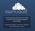 OwnCloud mise à jour en cours 8.1.4.png
